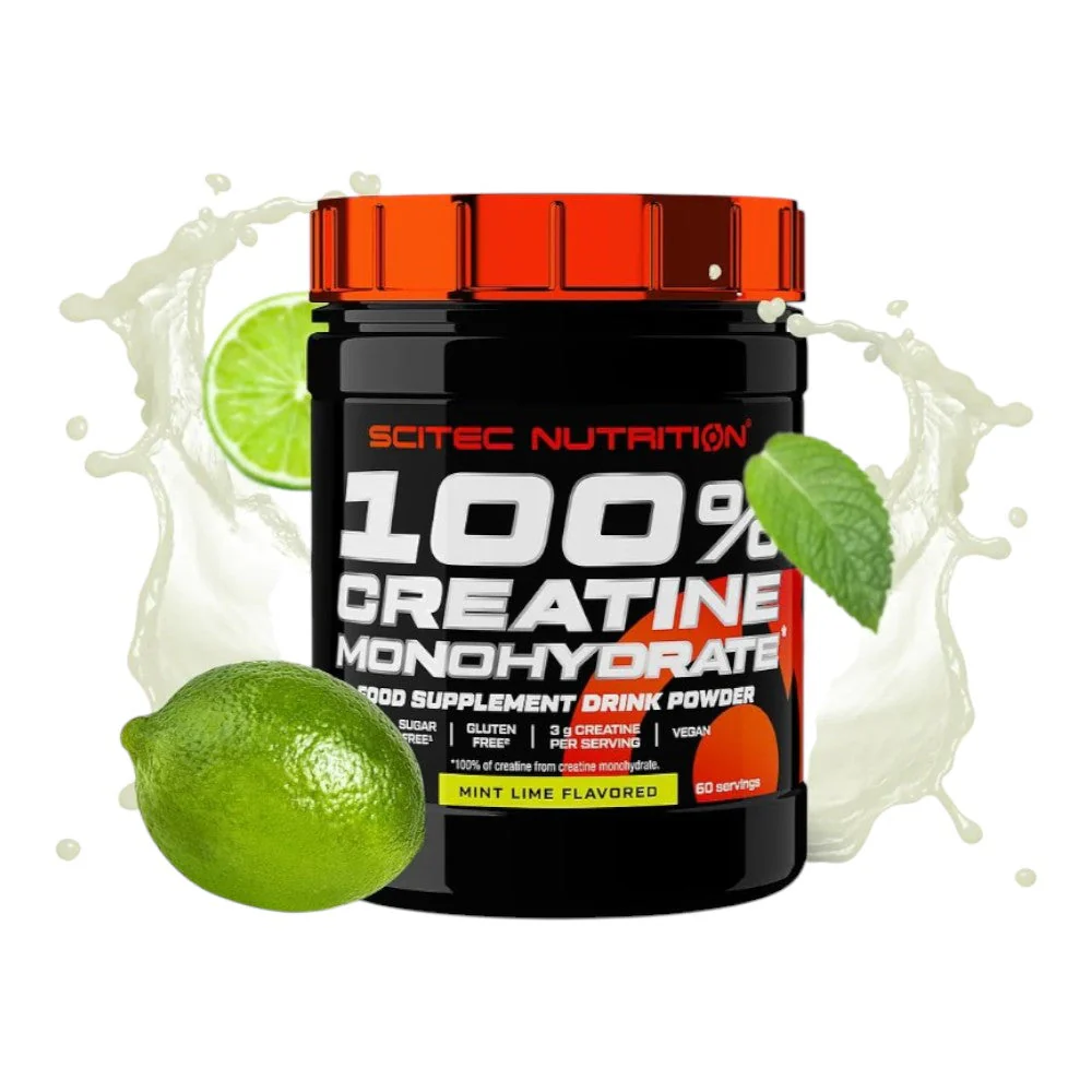 100% Creatine Monohydrate Sabores 300 Gr Menta - Lima