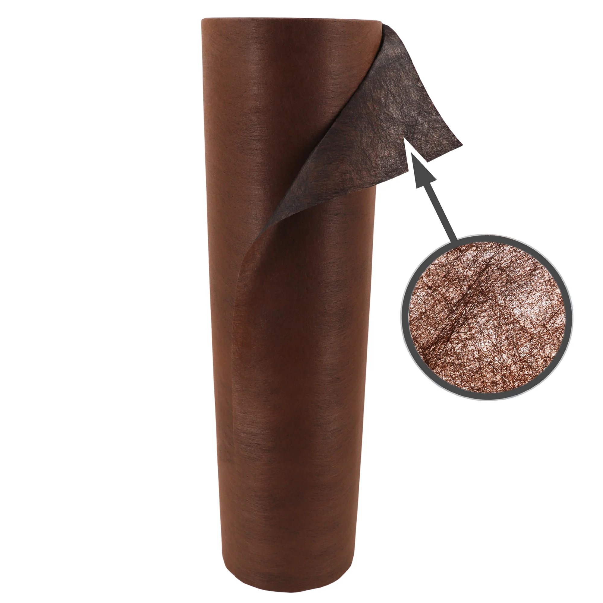 250m X 1m Malla Antihierbas Marrón 125 G/m² – Garantía De 25 Años, Permeable Y Resistente - Image 2