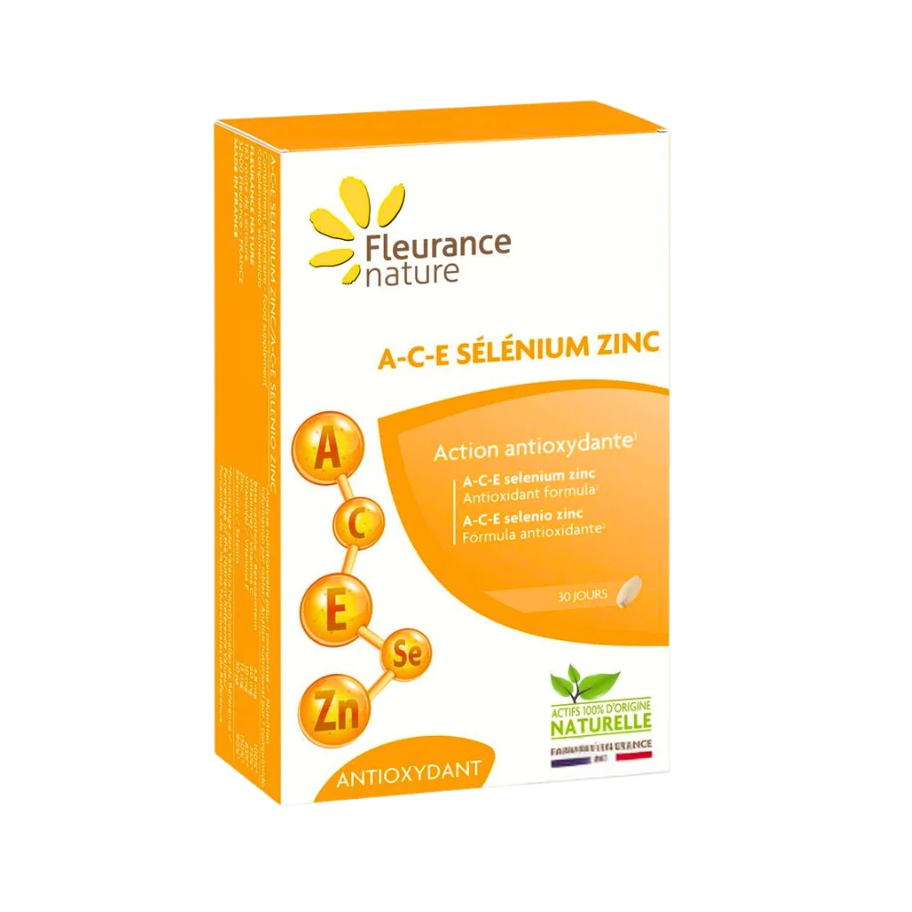 A-c-e Selenio Zinc Fleurance Nature 30 Comprimidos