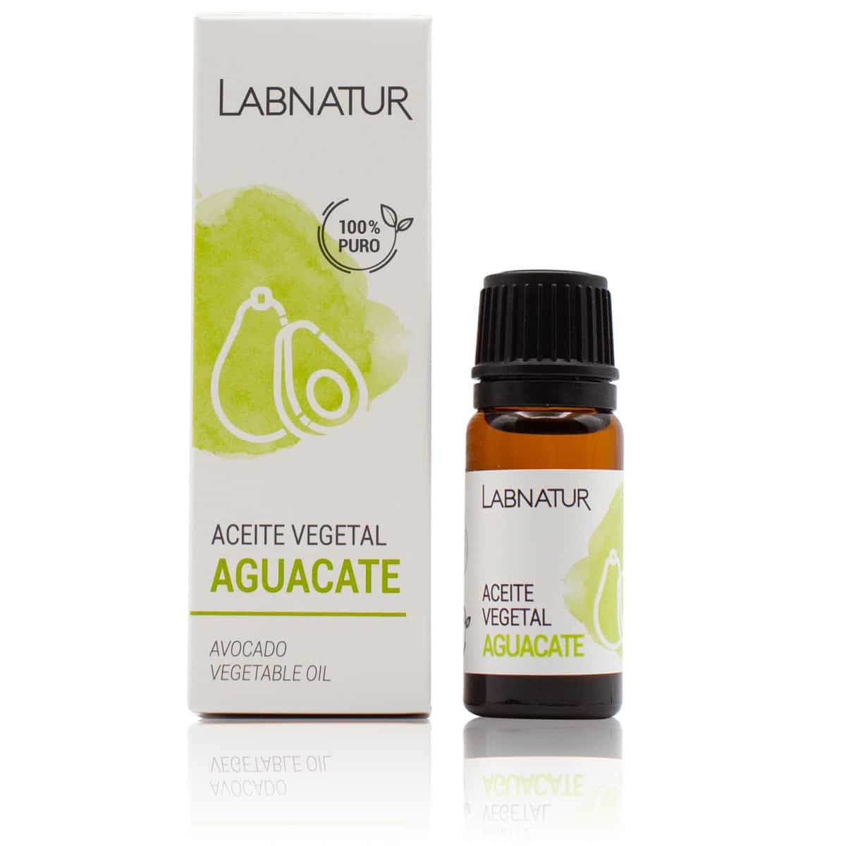 Aceite de Aguacate Puro 10 ml | Nutritivo y Reparador | Hidratación Facial, Corporal y Capilar