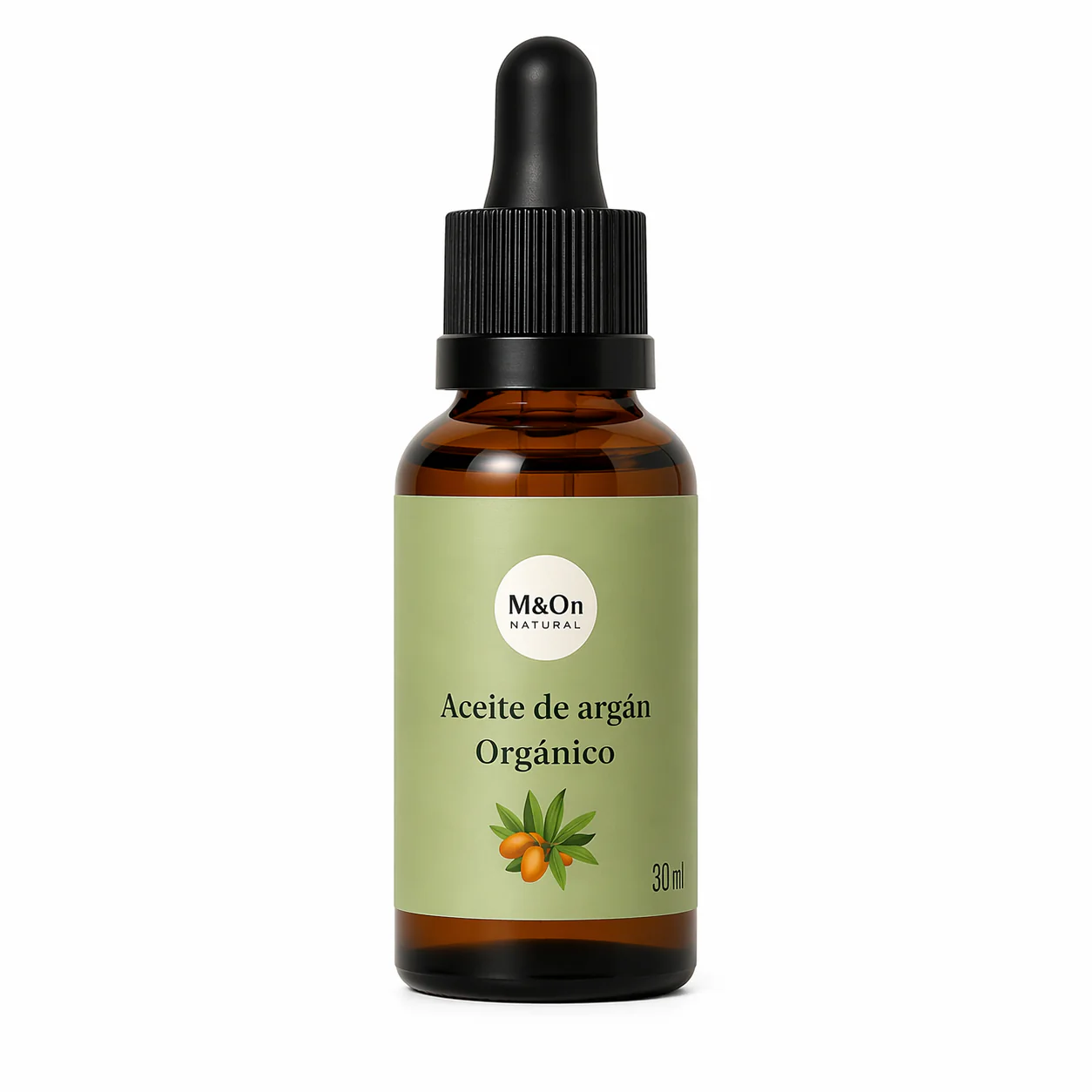 Aceite De Argán Orgánico 30 Ml | Nutrición Facial Y Capilar | M&on Naturals
