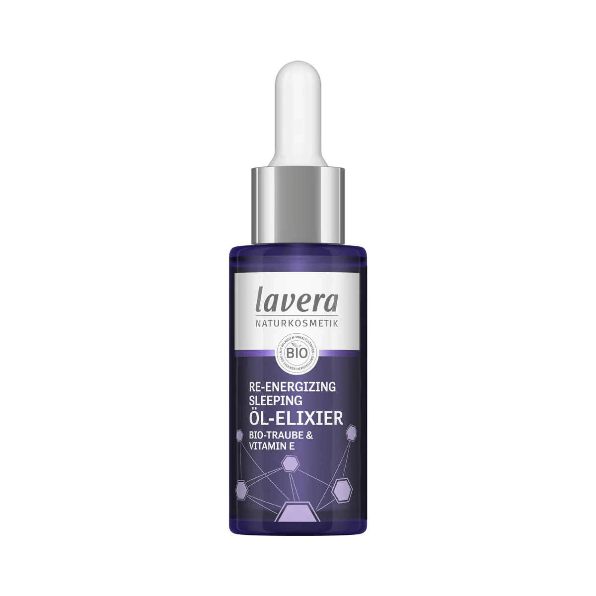 Aceite elixir sleeping reparador uva bio y vitamina e Lavera 30 ml