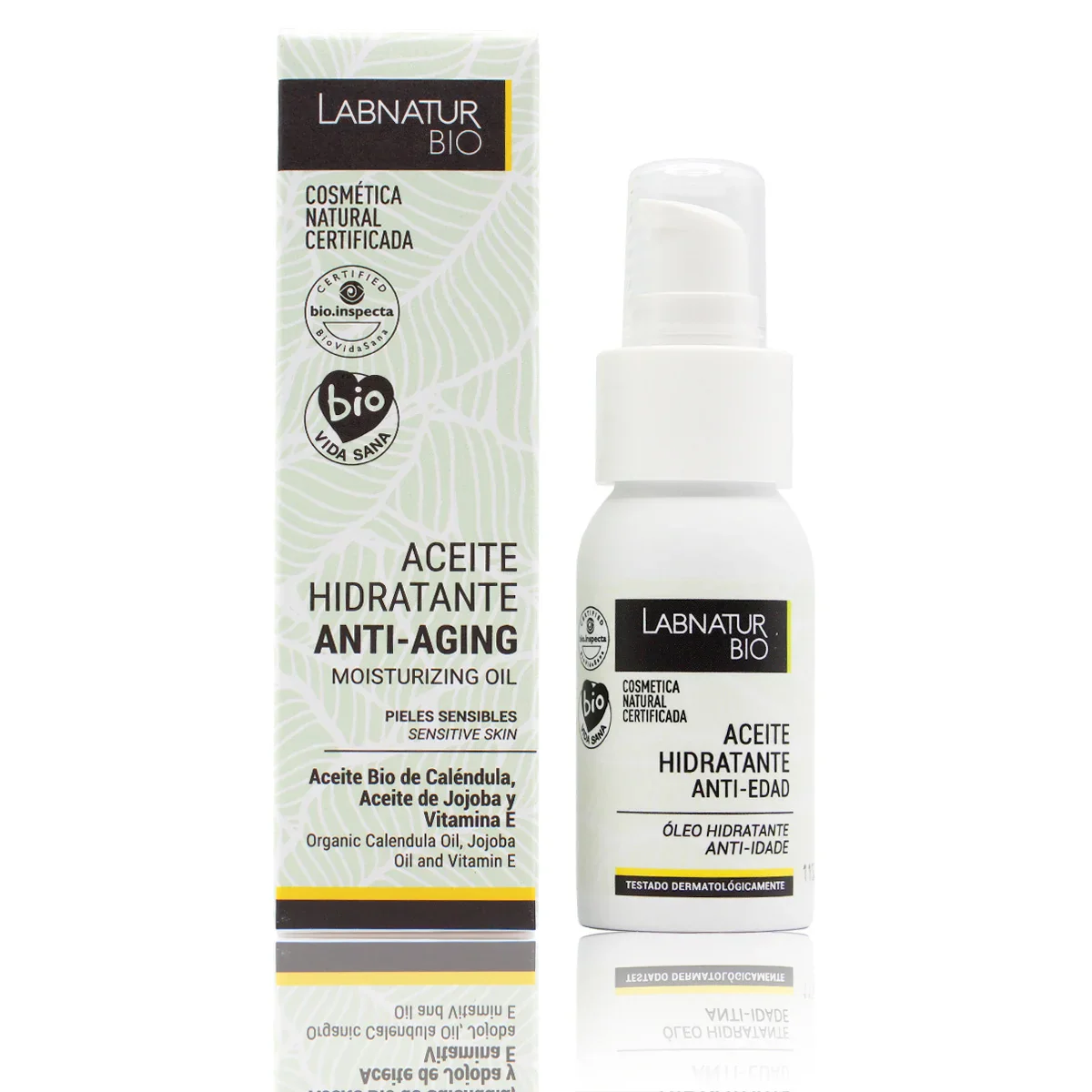 Aceite Hidratante Bio 50 Ml | Nutre Y Suaviza La Piel | Hidratación Profunda | Uso Facial Y Corporal