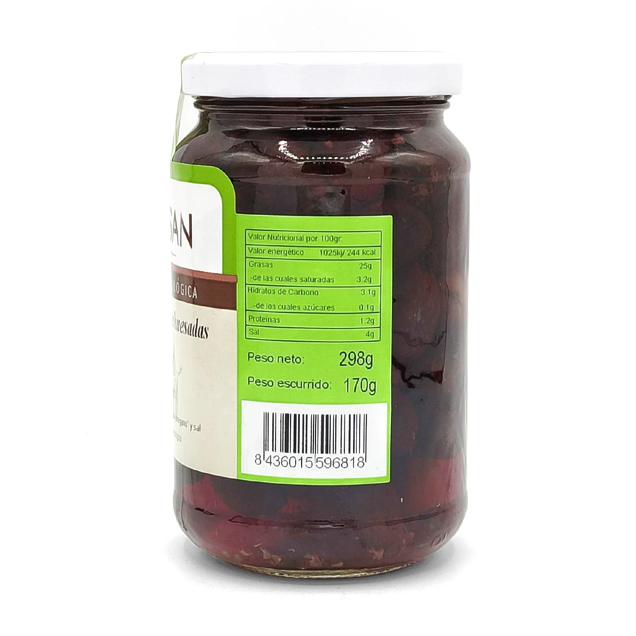 Aceitunas Negras Deshuesadas Kalamata Eco Bionsan 170gr - Image 3