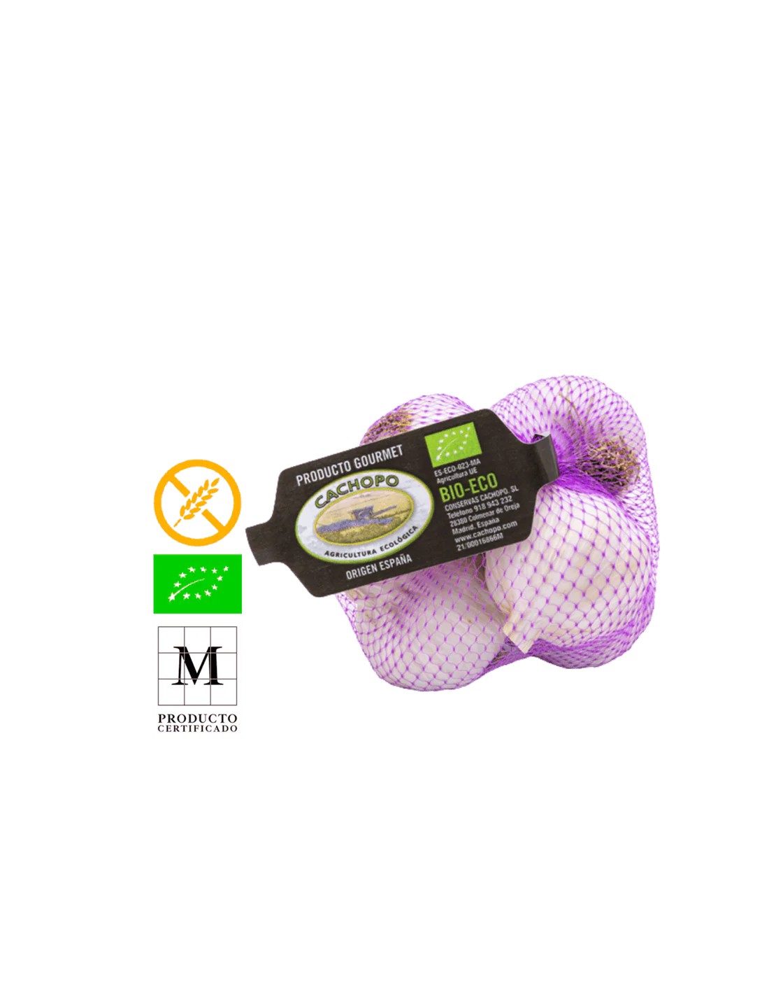 Ajo Morado Ecológico - Malla 250g