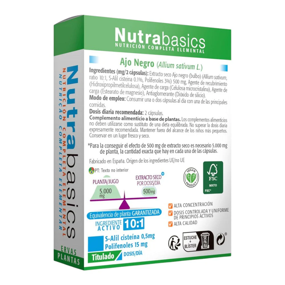 Ajo Negro Nutrabasics 24 Caps - Image 2