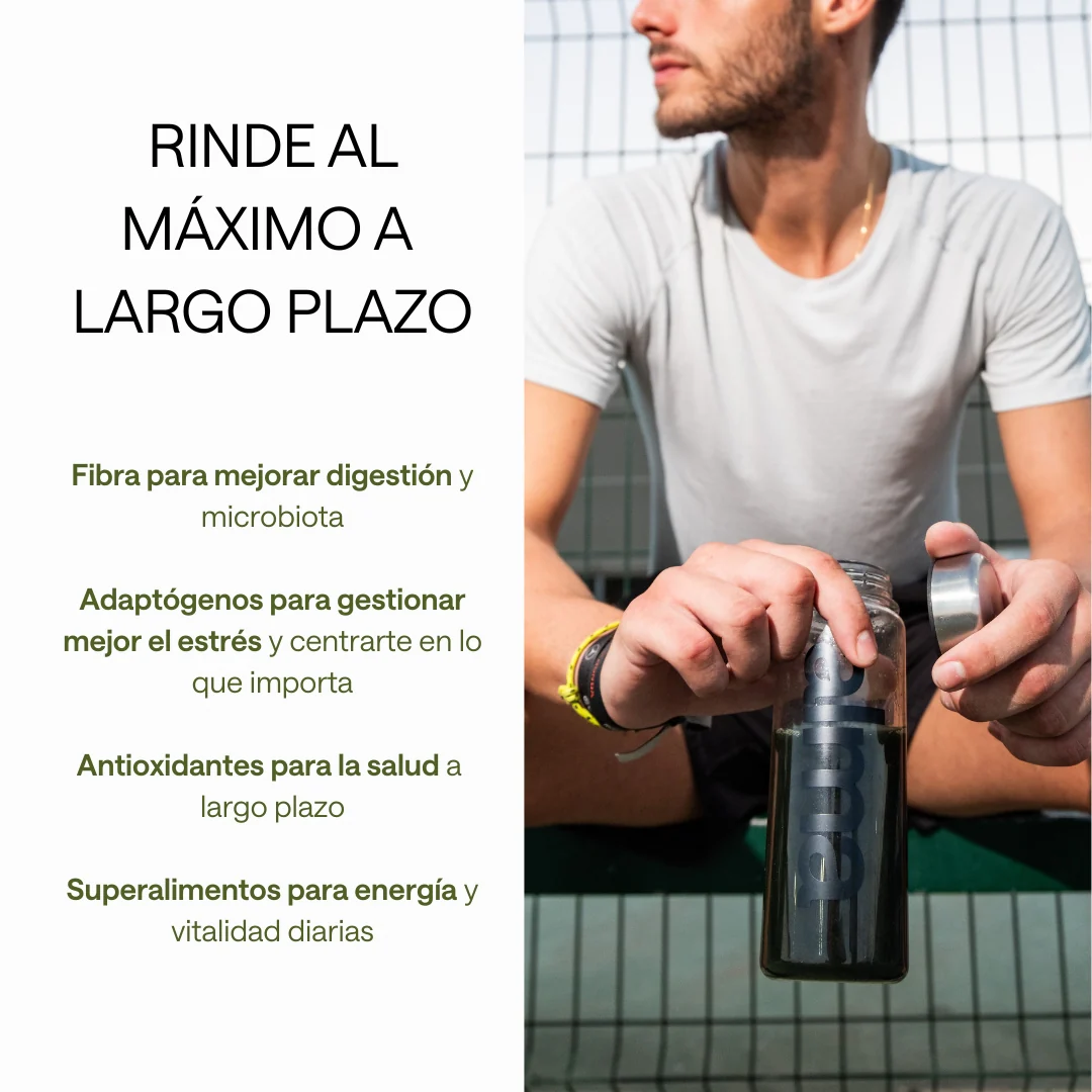Alma® Batido Diario Espirulina Premium 300g | Complemento Alimenticio Con Adaptógenos, Prebióticos Y Vitaminas - Image 5