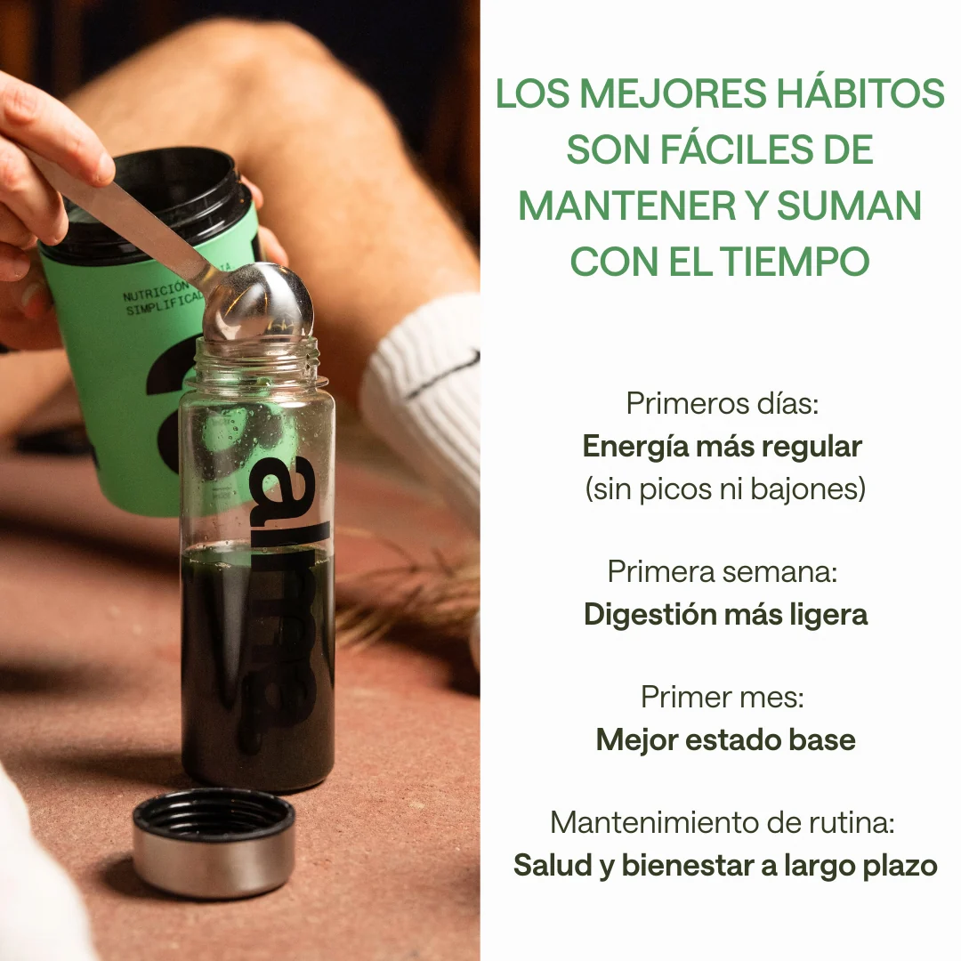 Alma® Batido Diario Espirulina Premium 300g | Complemento Alimenticio Con Adaptógenos, Prebióticos Y Vitaminas - Image 6