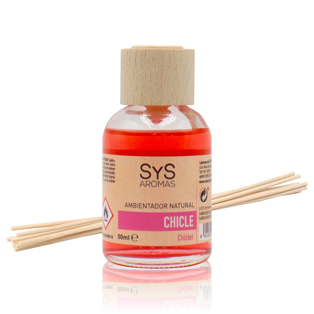 Ambientador Mikado Chicle 50 ml | Aroma Dulce y Divertido | Difusor Varillas | Ambiente Juvenil