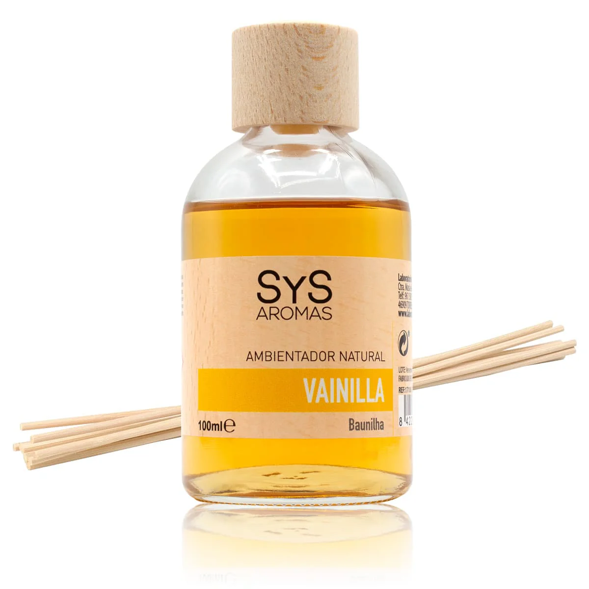 Ambientador Mikado Vainilla 100 Ml | Aroma Dulce Y Cálido | Difusor Varillas | Ambiente Acogedor