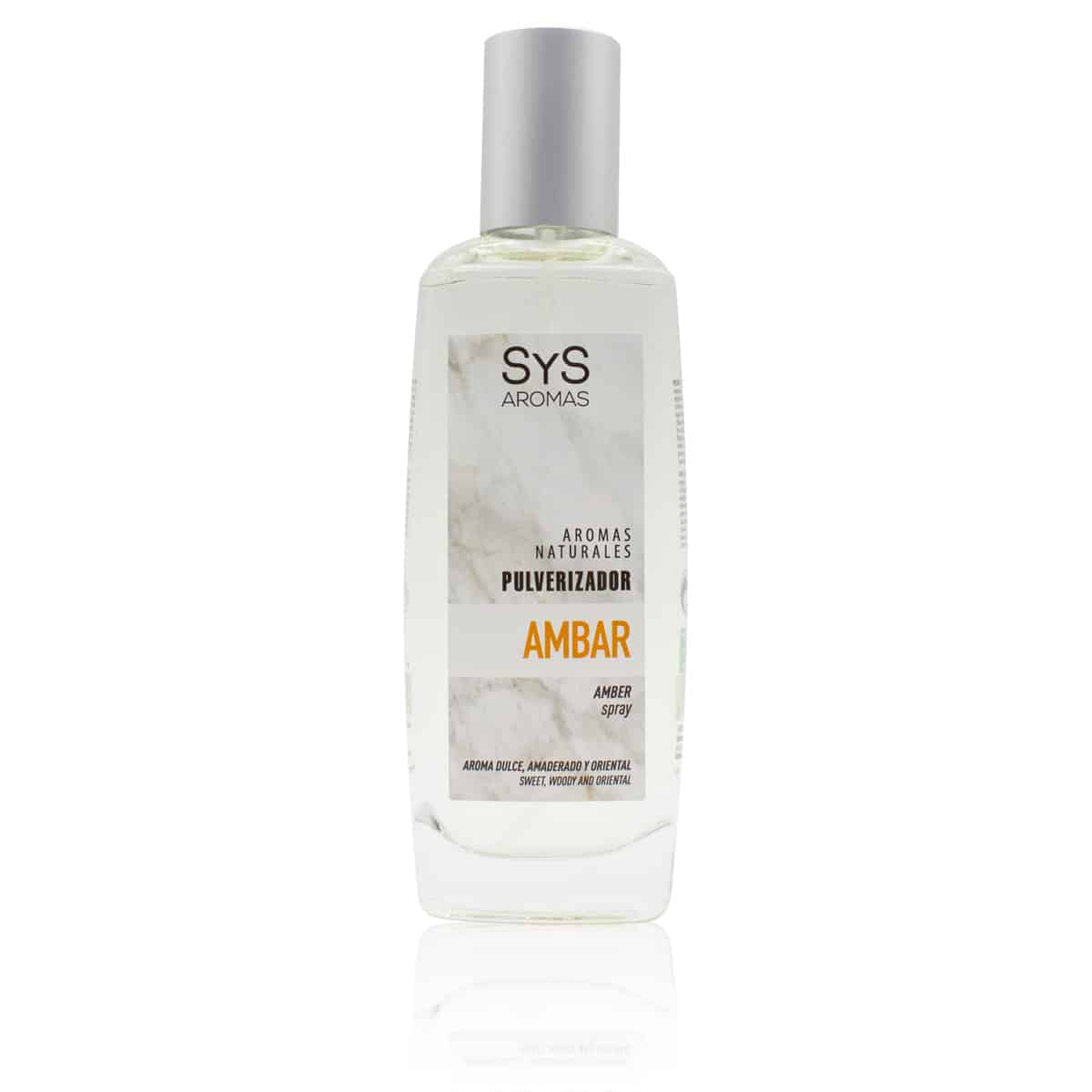 Ambientador Pulverizador Ámbar 100 ml | Aroma Cálido y Oriental | Perfume Hogar | Ambiente Envolvente