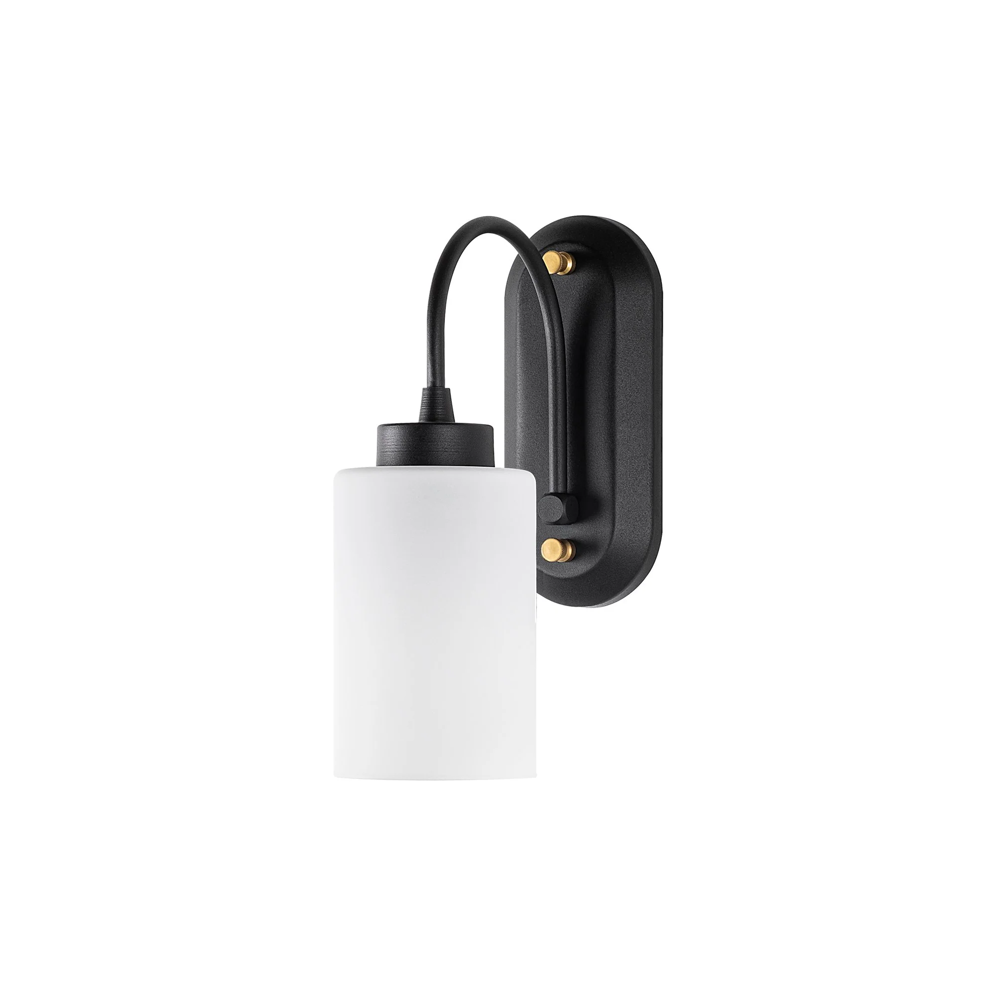 Aplique De Pared, Metal , Negro, 10x21x28, Casquillo E27 Max 40 W