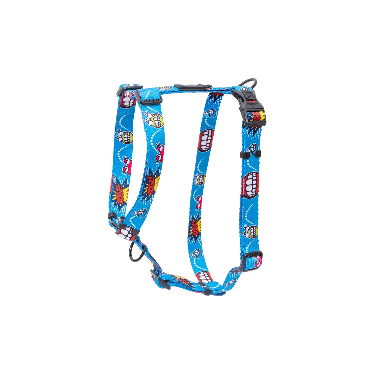 Arnés Para Perro, Modelo Fusion De Rogz, Estampado Comic Azul. Talla L (21-40kg)