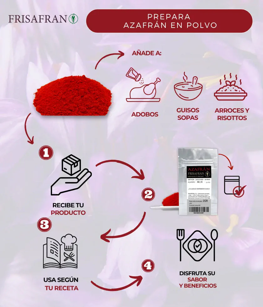Azafrán En Polvo - Calidad Y Sabor | Frisafran 10 G - Image 4