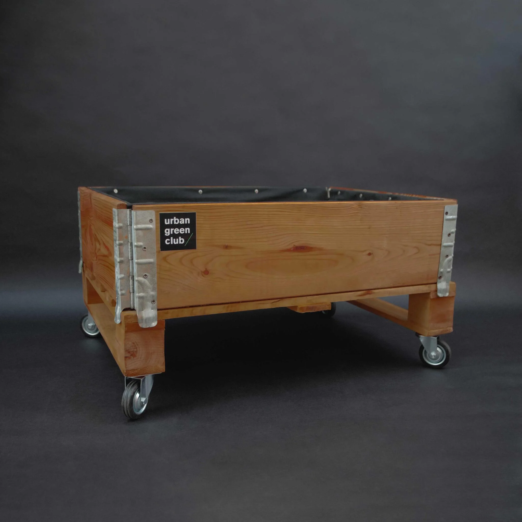 Bancal De Cultivo Mini De Madera De Pino Color Nogal Urban Green Club - 80x60x40 Cm 100 L - Image 2