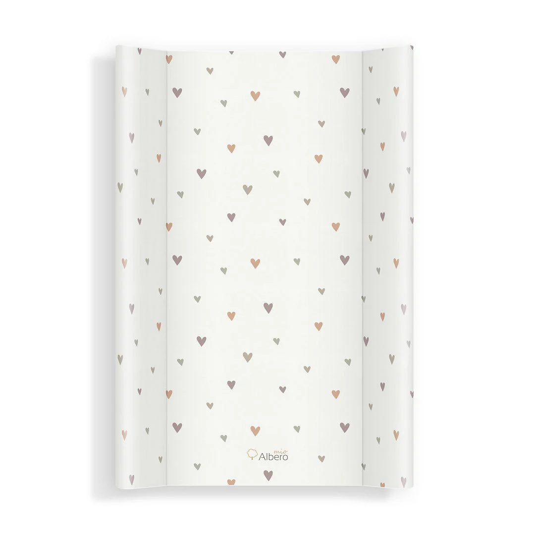Basic Cambiador Base Rígida 70x47cm Cuna Y Cómoda 2 En 1 Mini Hearts