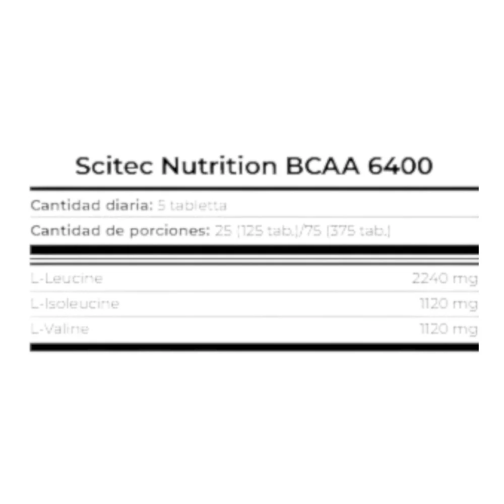 Bcaa 6400 125 Tab - Image 2