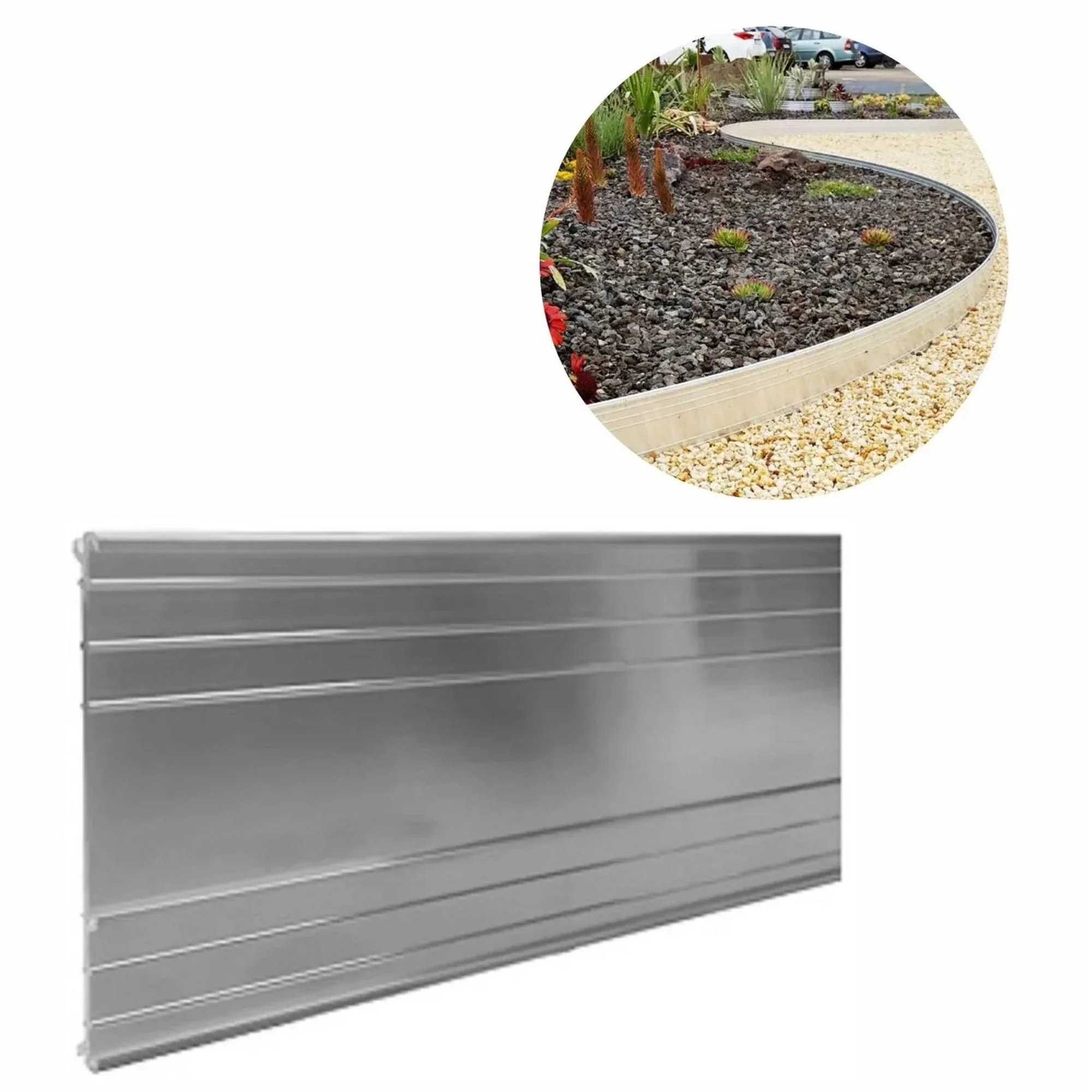 Borduras Jardín Polietileno 24 Cm 25 Uds