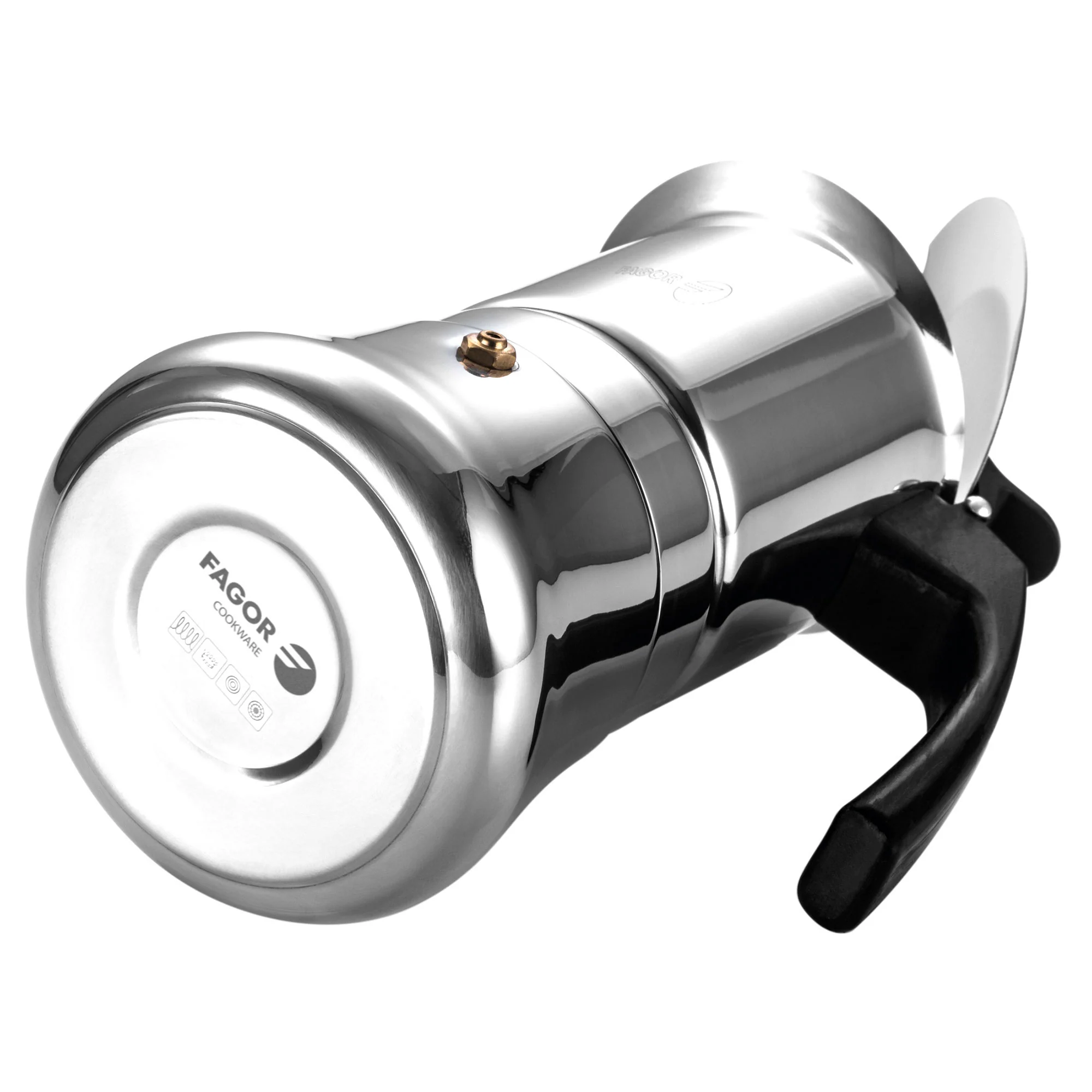 Cafetera Inox Etnica 4 Tazas Acero Inoxidable 18/10 Fagor - Image 5