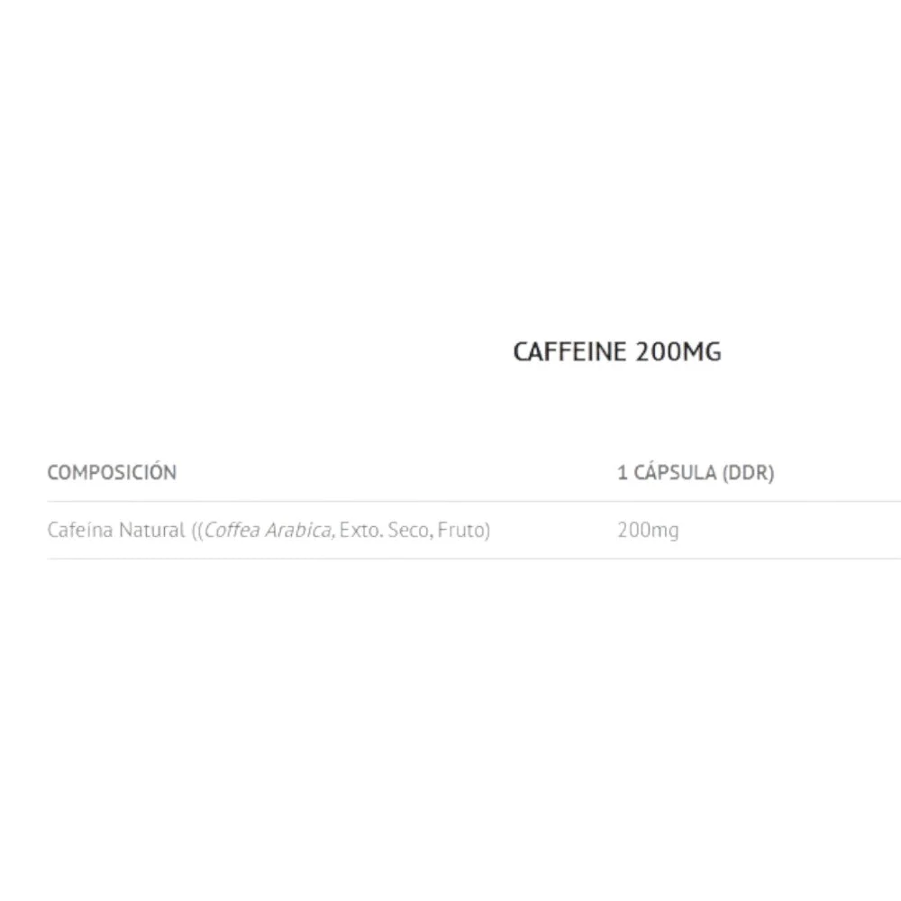 Caffeine 200 Mg 100 Caps - Image 2