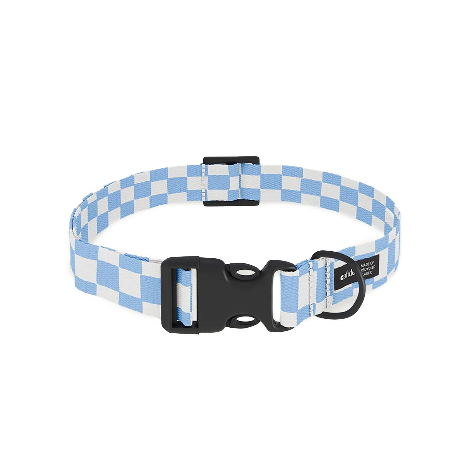 Cafide Collar De Material Pet Reciclado Azul. Modelo Juno.