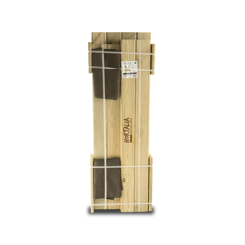 Cajón De Cultivo Madera Tratada Exterior Hortalia Box Stairs 80 80x80x40 Cm - Image 4