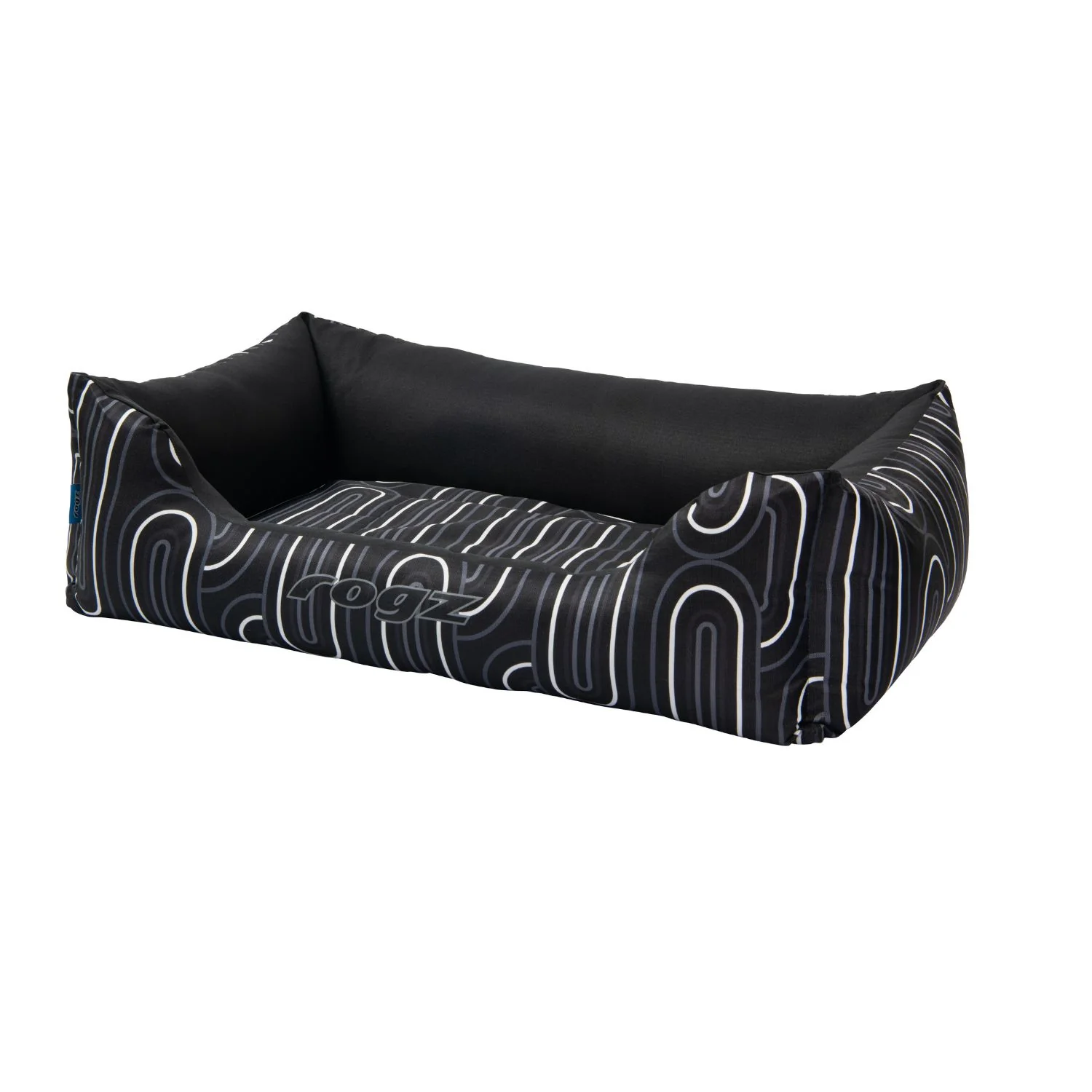 Cama Para Perro Rogz Graphix 101x64x33cm Estampado Arcos Talla Xl (39-64kg)