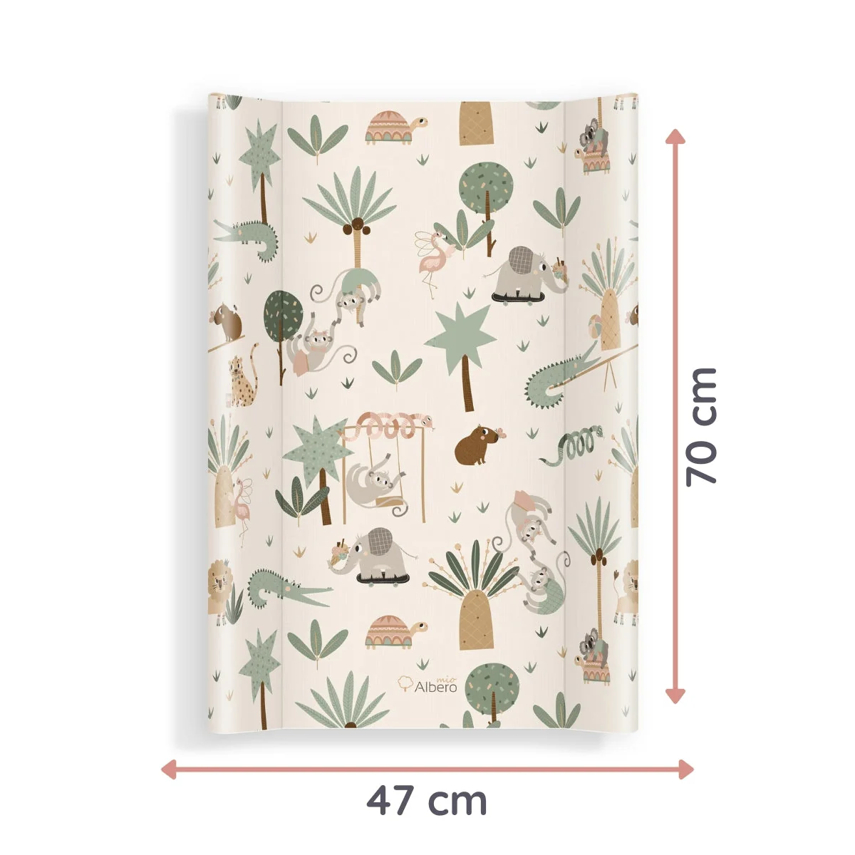 Cambiador Base Rígida Para Cuna 70x47 Retro Flower - Image 4