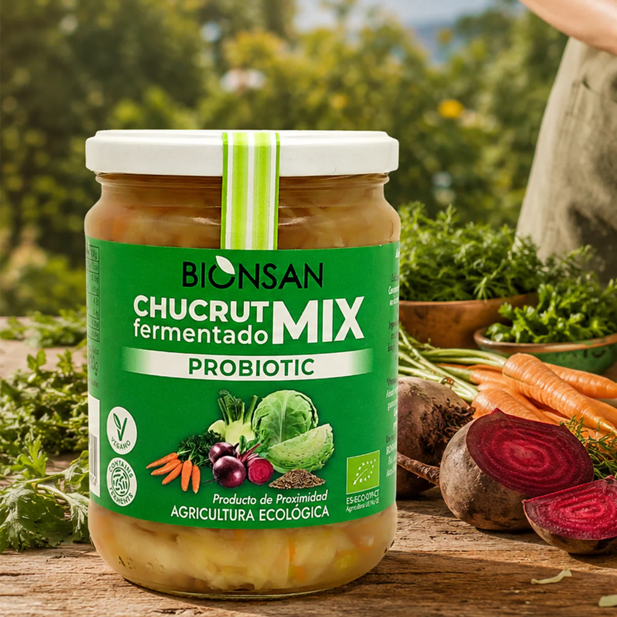 Chucrut Mix Fermentado De Verduras Eco Bionsan 420gr - Image 5