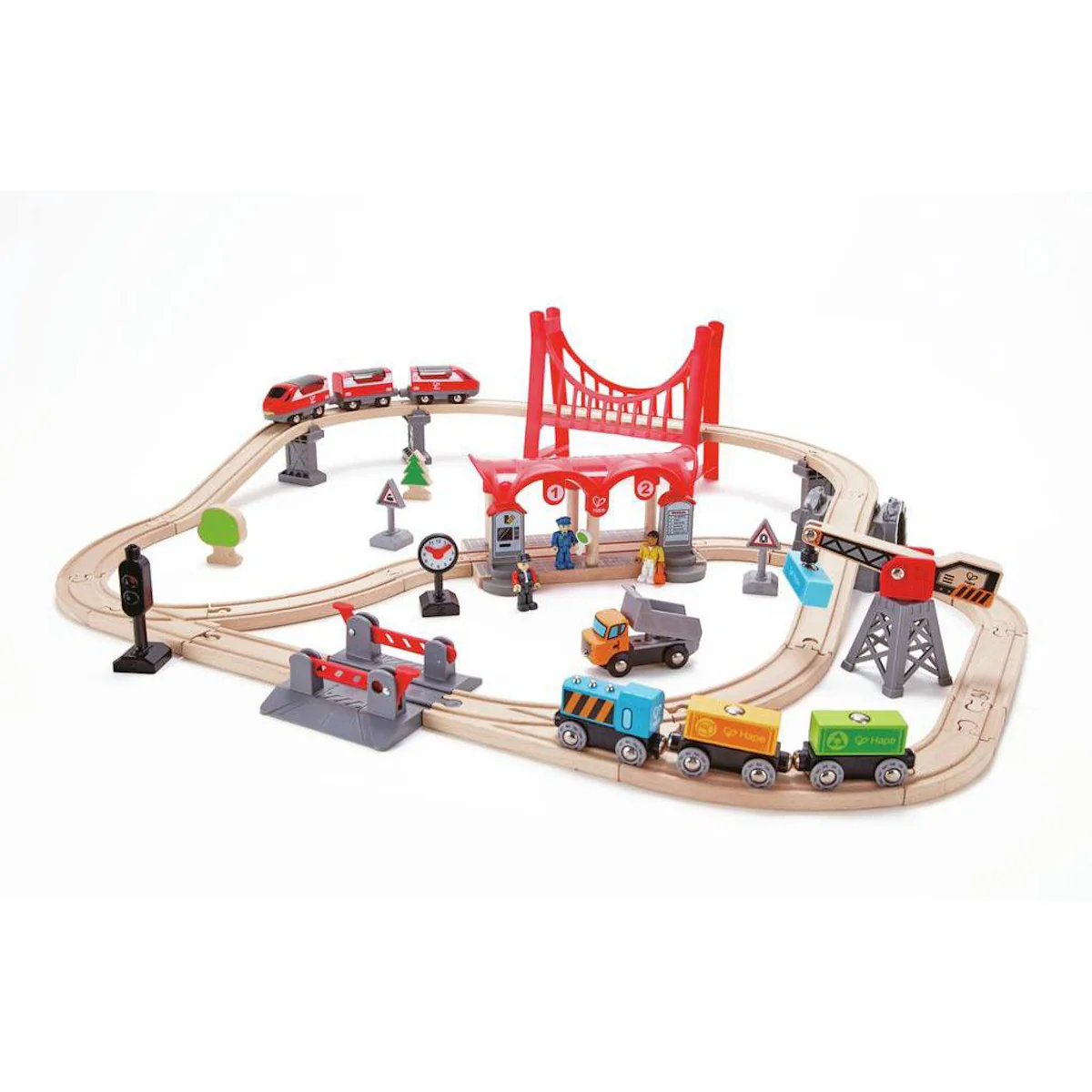 Circuito Tren Busy City Rail Hape