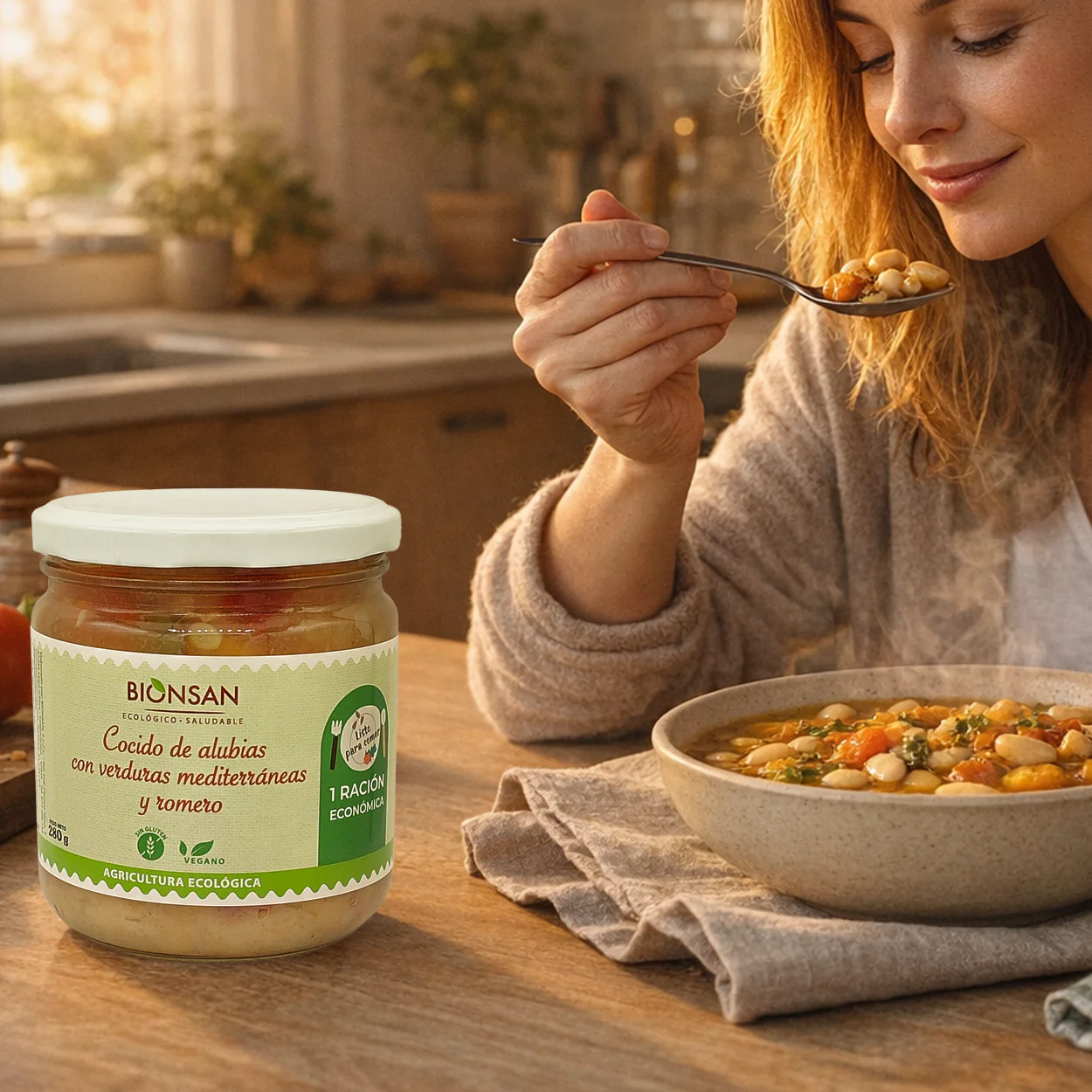 Cocido De Alubias Con Verduras Mediterraneas Eco Bionsan 280gr - Image 6