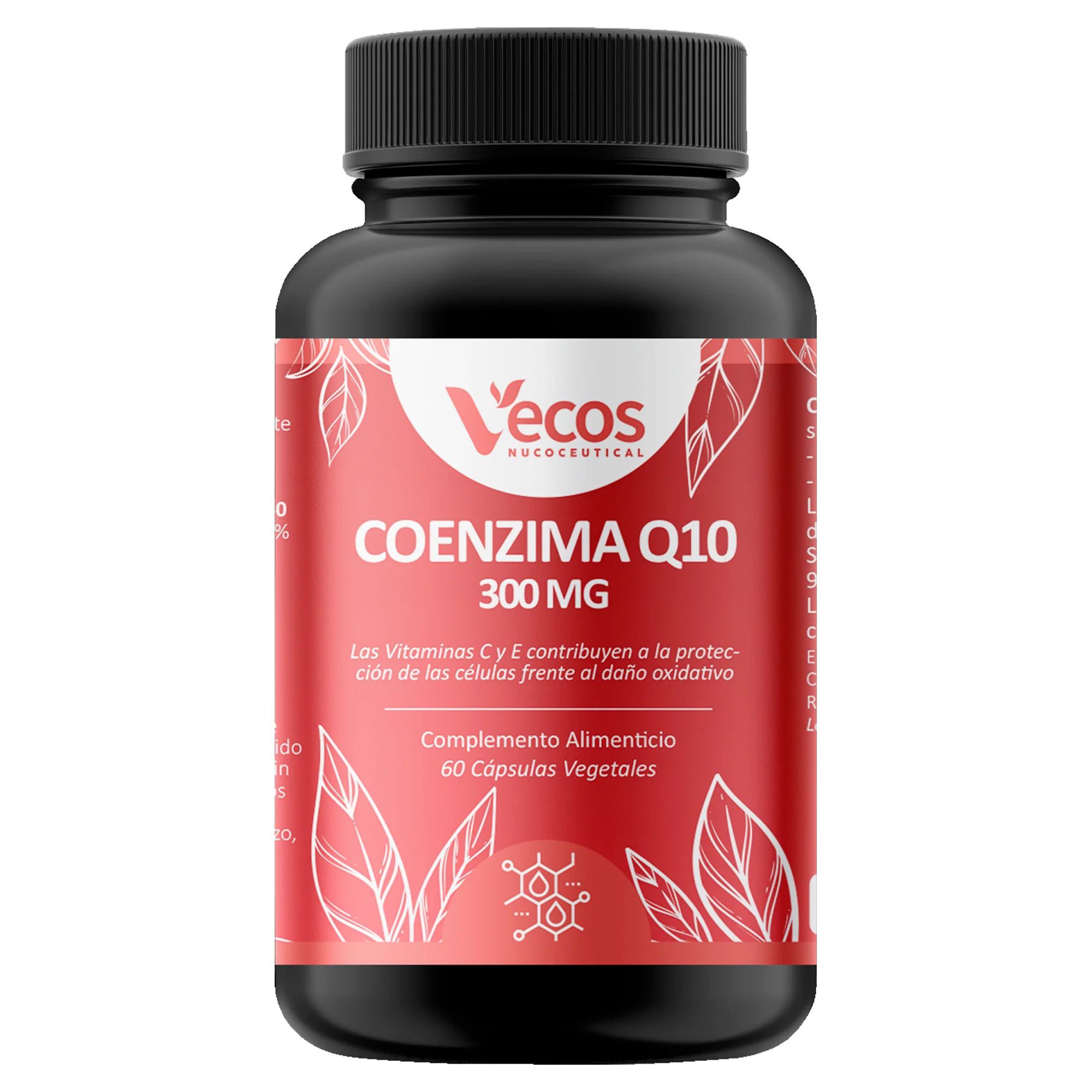 Coenzima Q10 300 Mg Vecos | Rendimiento Físico, Corazon Saludable Y Apoyo Energético