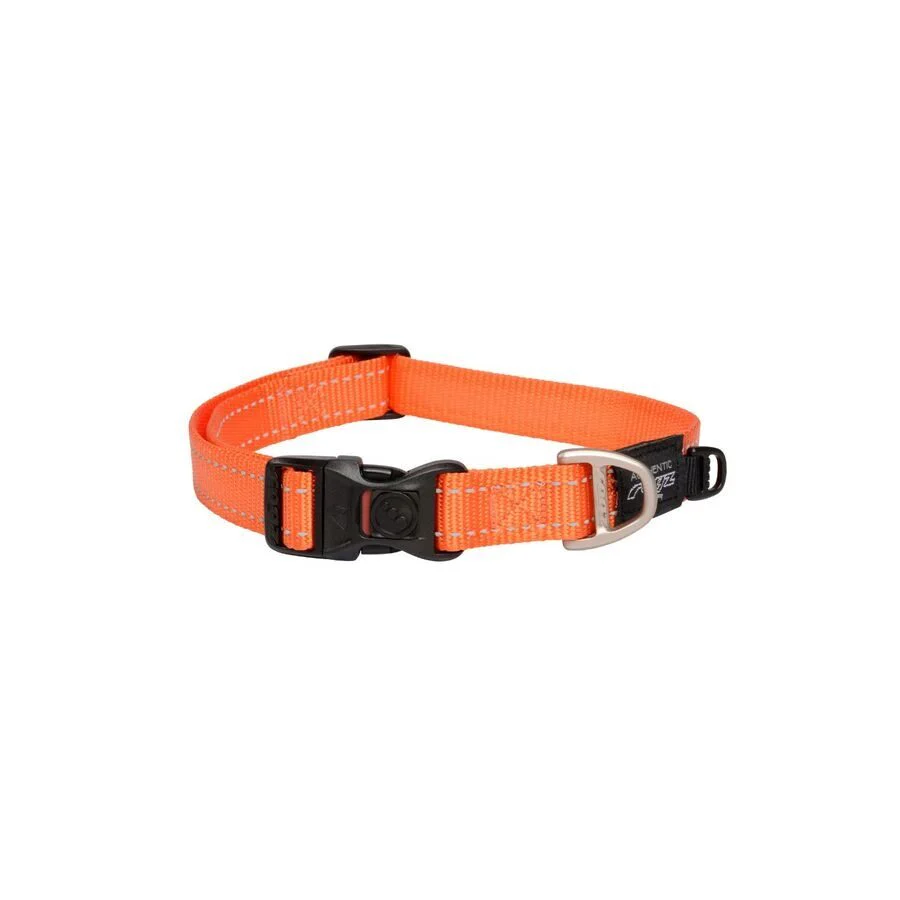 Collar Para Perro, Modelo Classic De Rogz Color Naranja. Talla L (21-40kg)