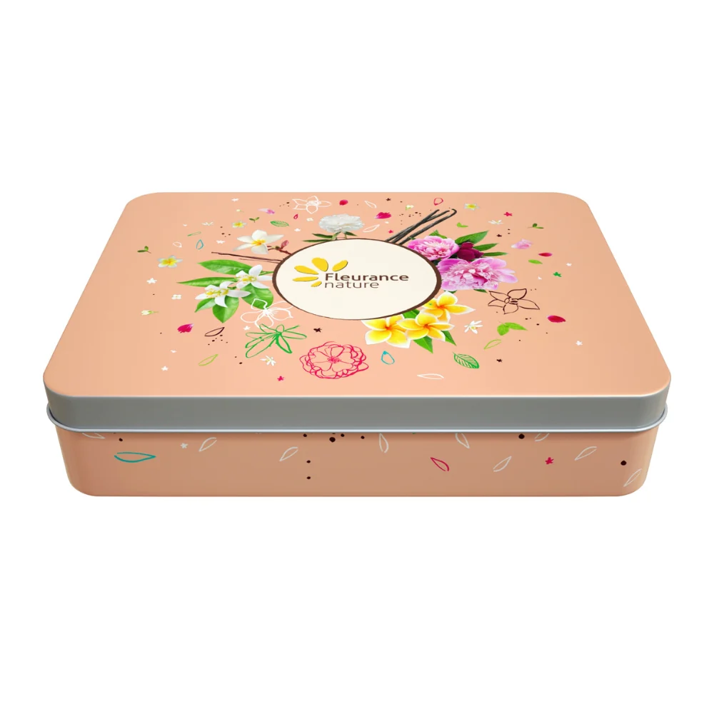 Cuarteto De Crema De Manos Eco En Su Cofrecito Melocotón Fleurance Nature 4x30ml - Image 2