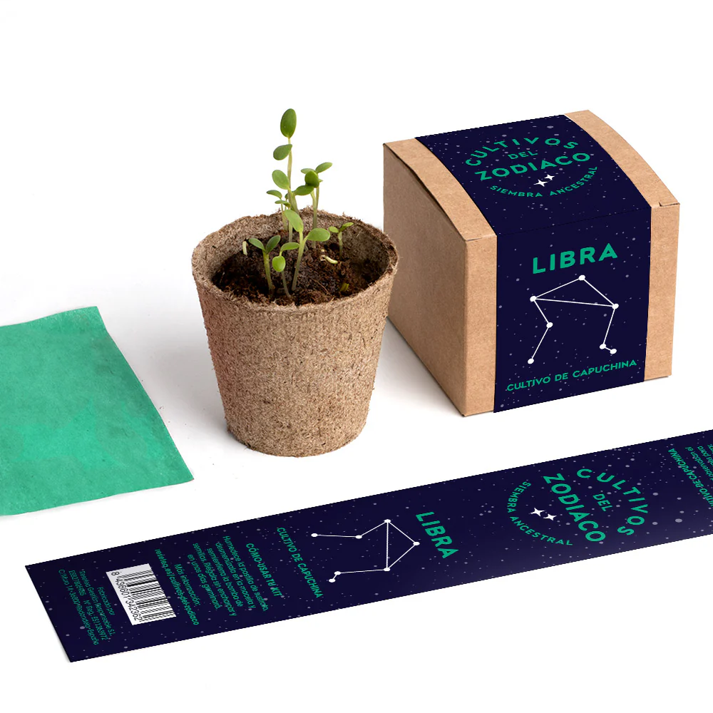 Cultivos Del Zodiaco – Libra | Kit De Cultivo Con Semillas De Capuchina - Image 5
