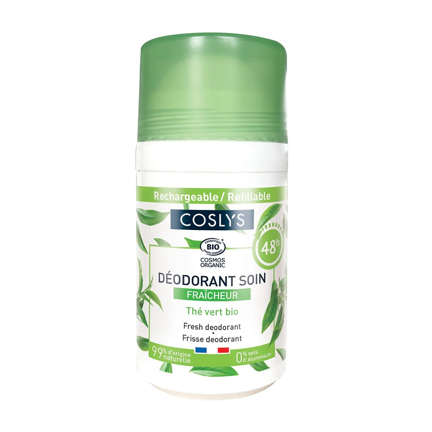 Desodorante frescor té verde y aloe vera Coslys 50 ml