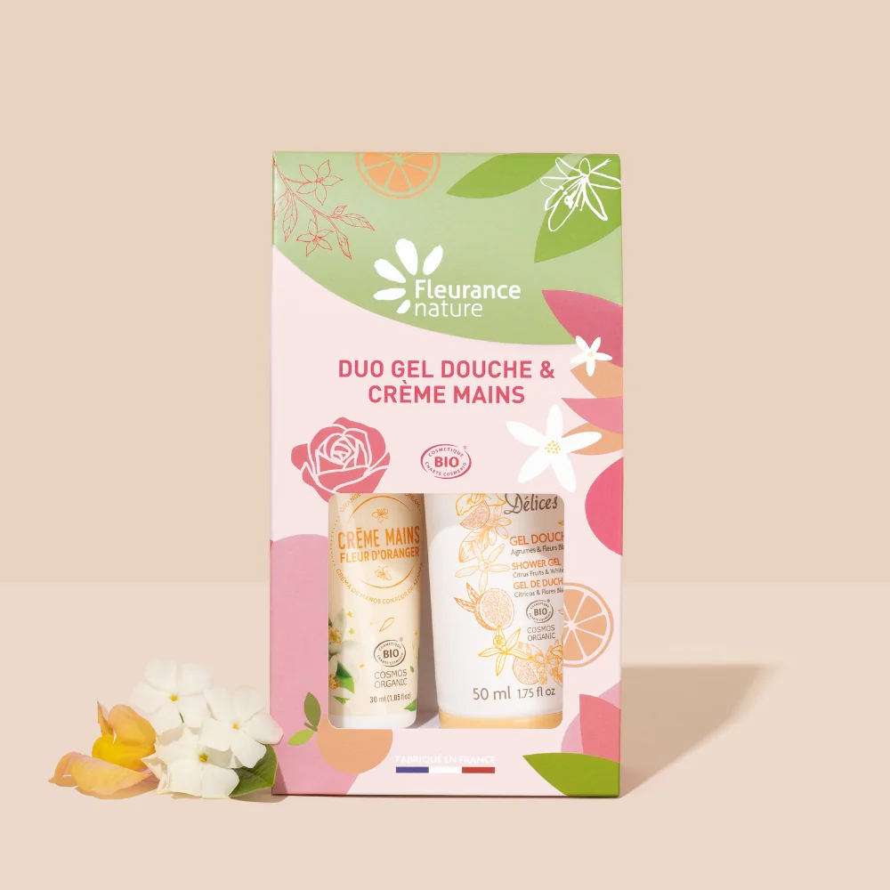 Duo Gel Ducha Cítrico 50ml + Crema Manos Flor De Azahar 30ml