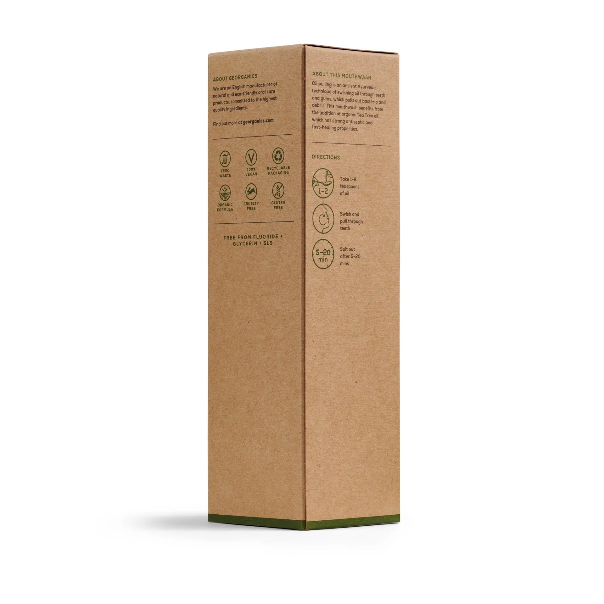 Enjuague Bucal con Aceite de Coco y Árbol del té Georganics 250 ml - Image 6