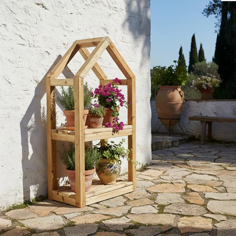 Estantería De Madera Outdoor Para Plantas Campanile S Hortalia - Image 2