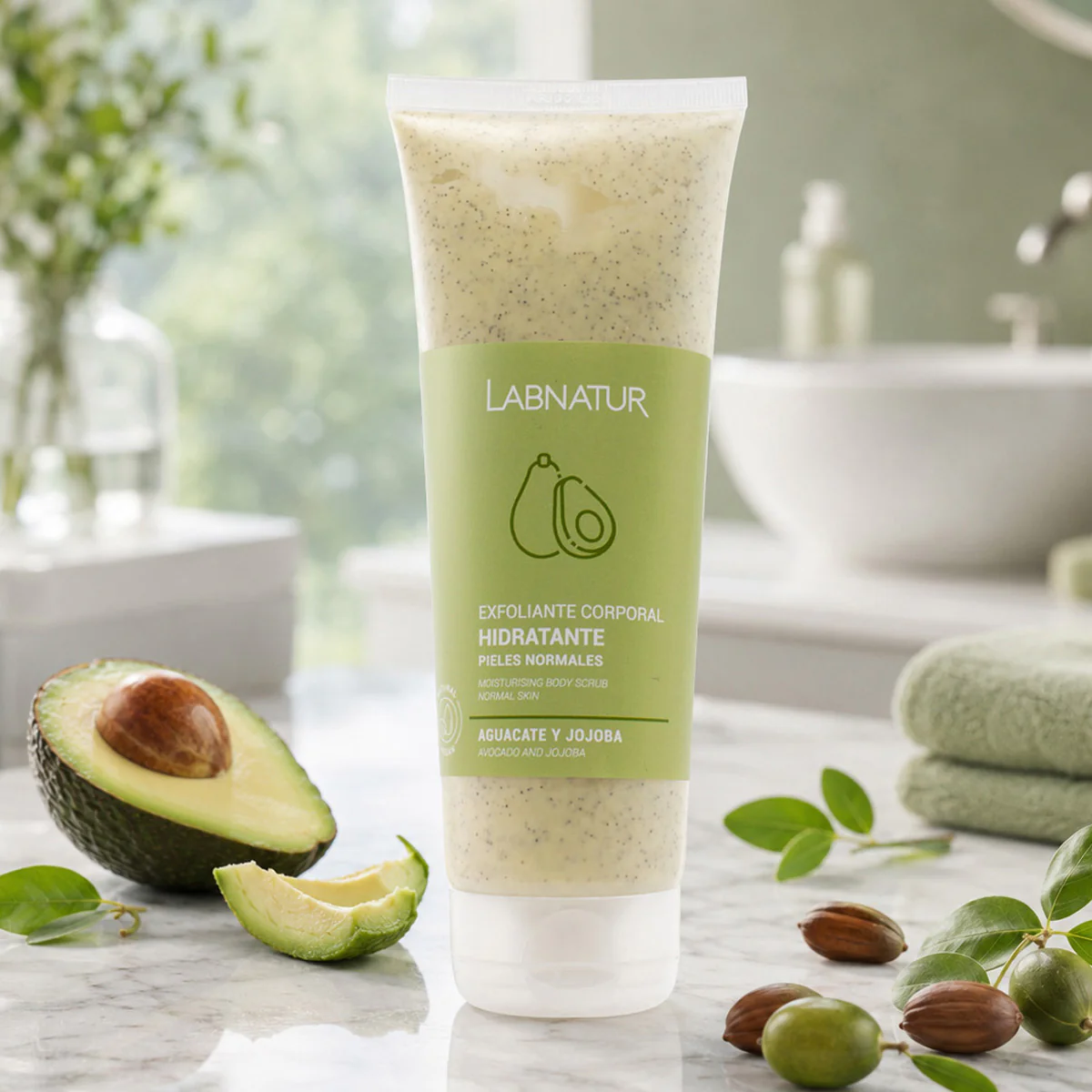 Exfoliante Corporal Aguacate y Jojoba Labnatur 250 ml | Nutritivo | Piel Suave | Renovación Corporal - Image 2