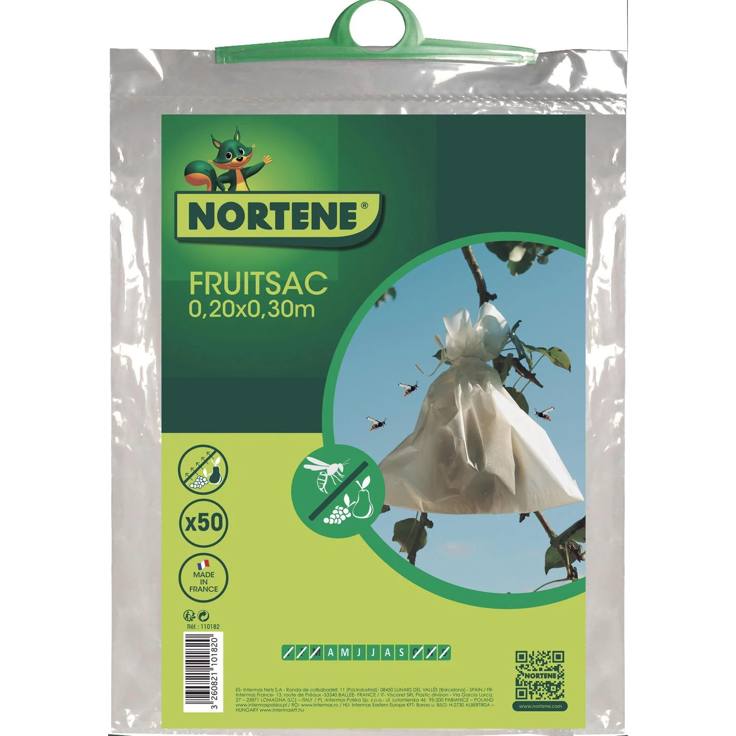 Fundas protectoras para frutos Fruitsac Nortene 50 ud 17 x 22 cm. - Image 4