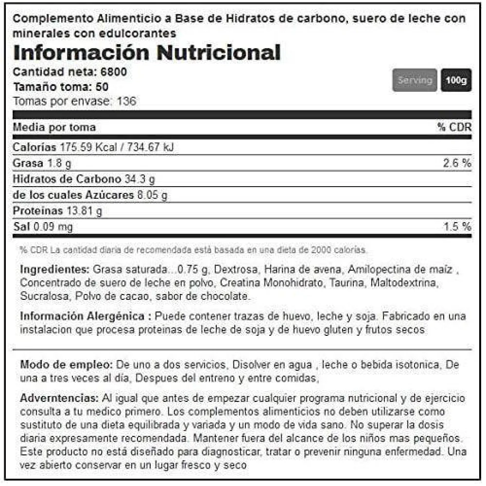 Furiux Mass 3 Kg Vainilla - Image 2