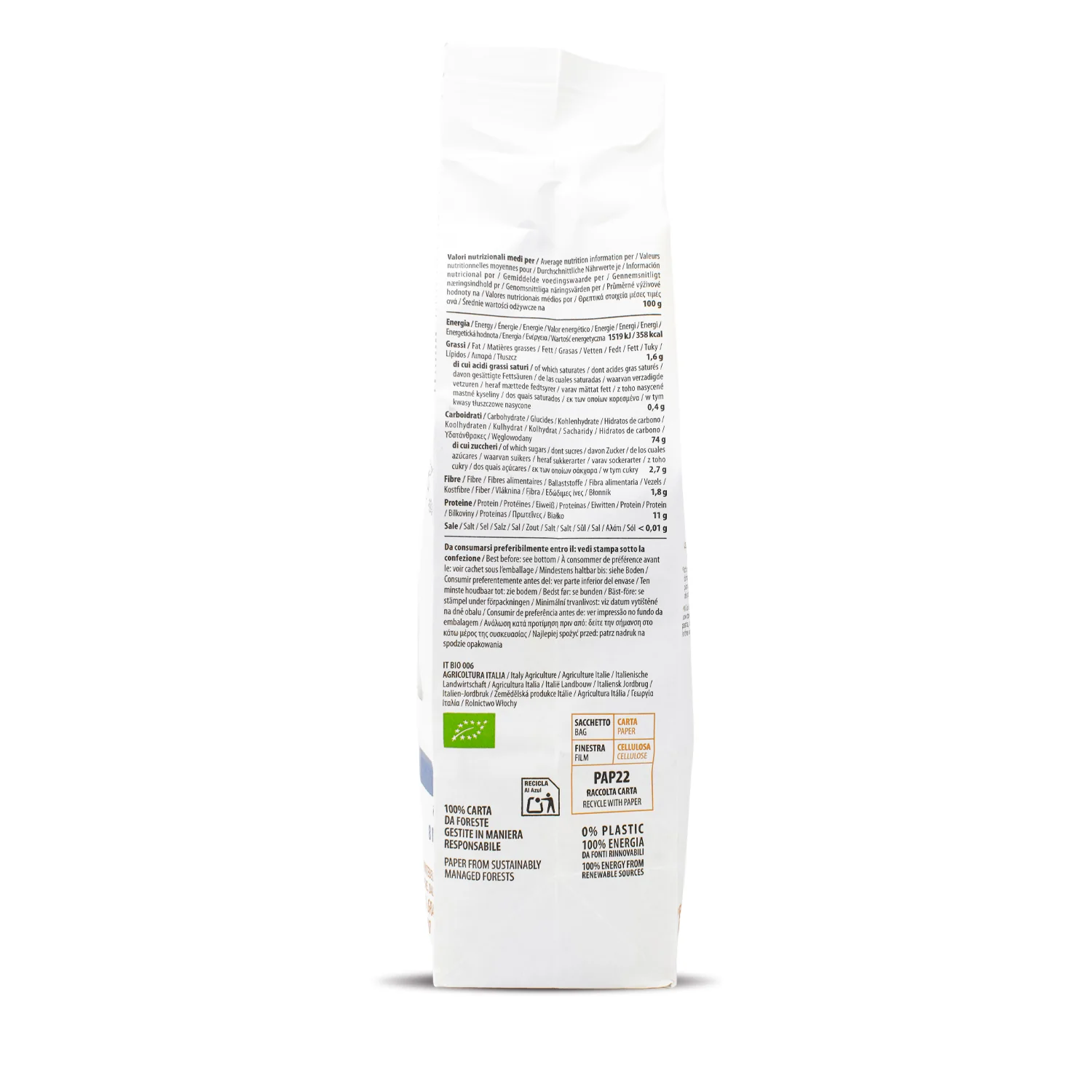 Fusilli espelta bio Girolomoni 500g - Image 3