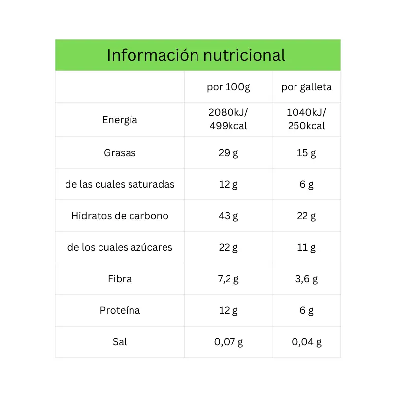 Galleta Doble Chocolate Y Nuez Kookie Cat 50g Bio - Image 2