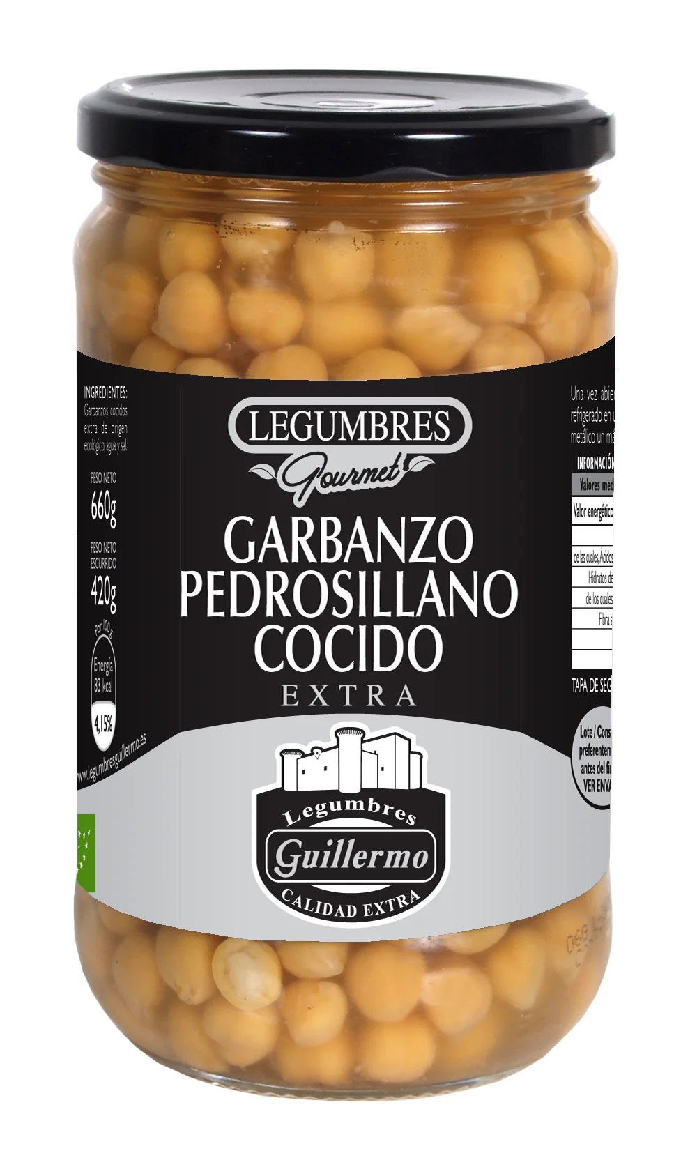 Garbanzo Pedrosillano Cocido - 660 G