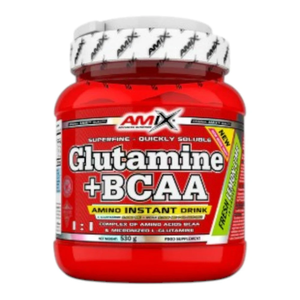 Glutamine + Bcaa 530 Gr Lima - Limón