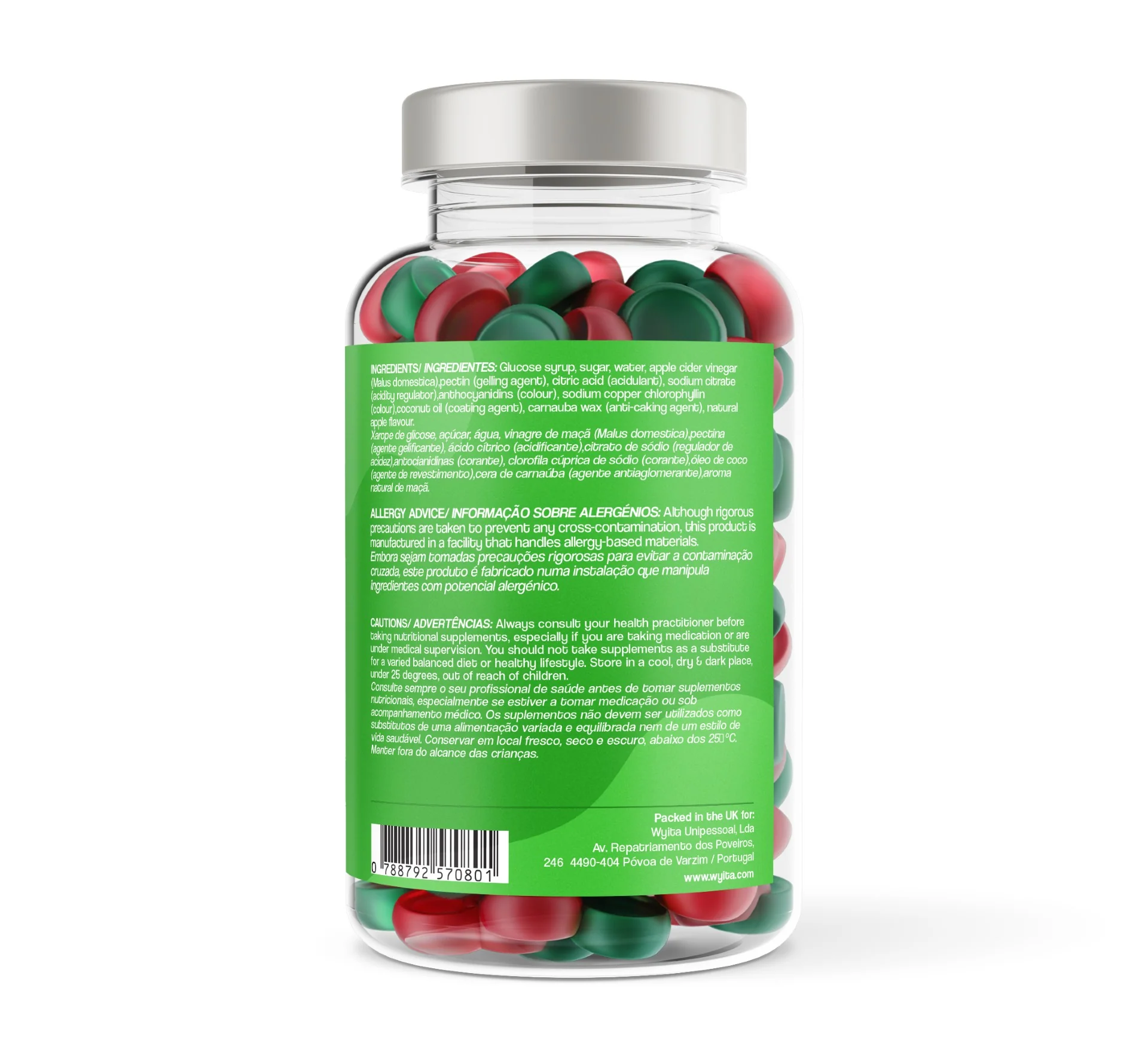 Gominolas De Vinagre De Manzana Y Jengibre - 60 unidades - Image 2