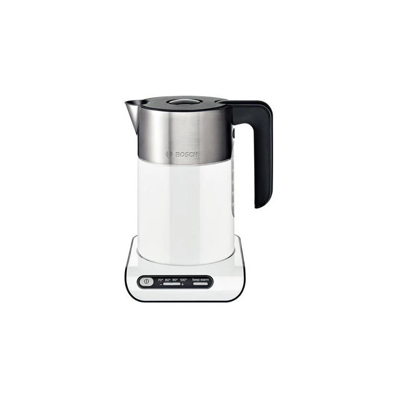 Hervidor De Agua Bosch Twk8611p 1,5 L Antracita, Acero Inoxidable, Blanco 2400 W