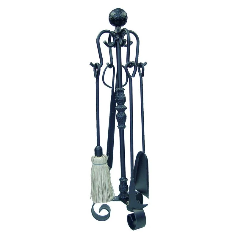 Imex-10030 Juego Chimenea 4 Piezas Bola Forjada [imex-10030]