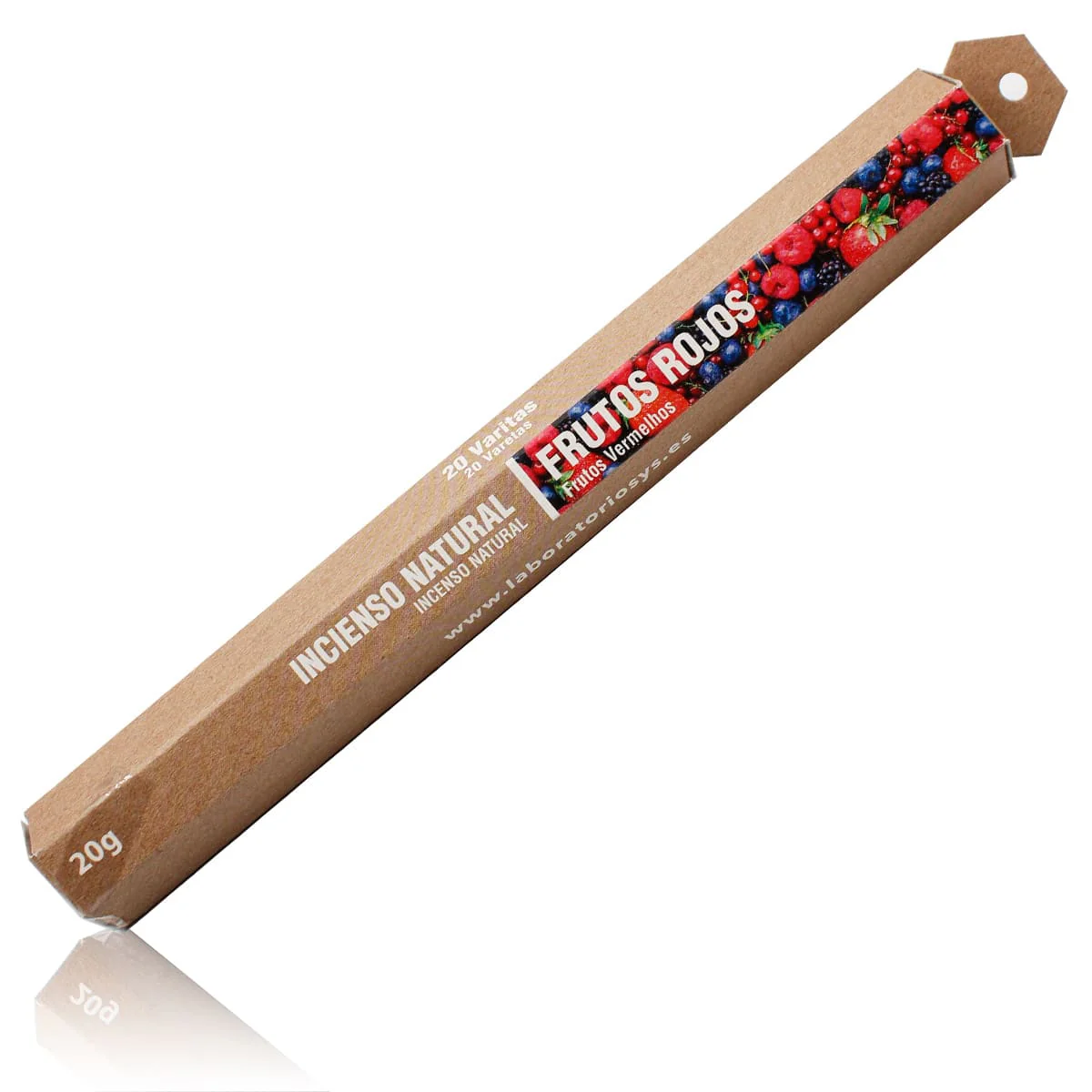 Incienso Natural 20 Sticks Frutos Rojos SYS Aromas | Fragancia Dulce Afrutada | Ambiente Relajante | Aroma Duradero